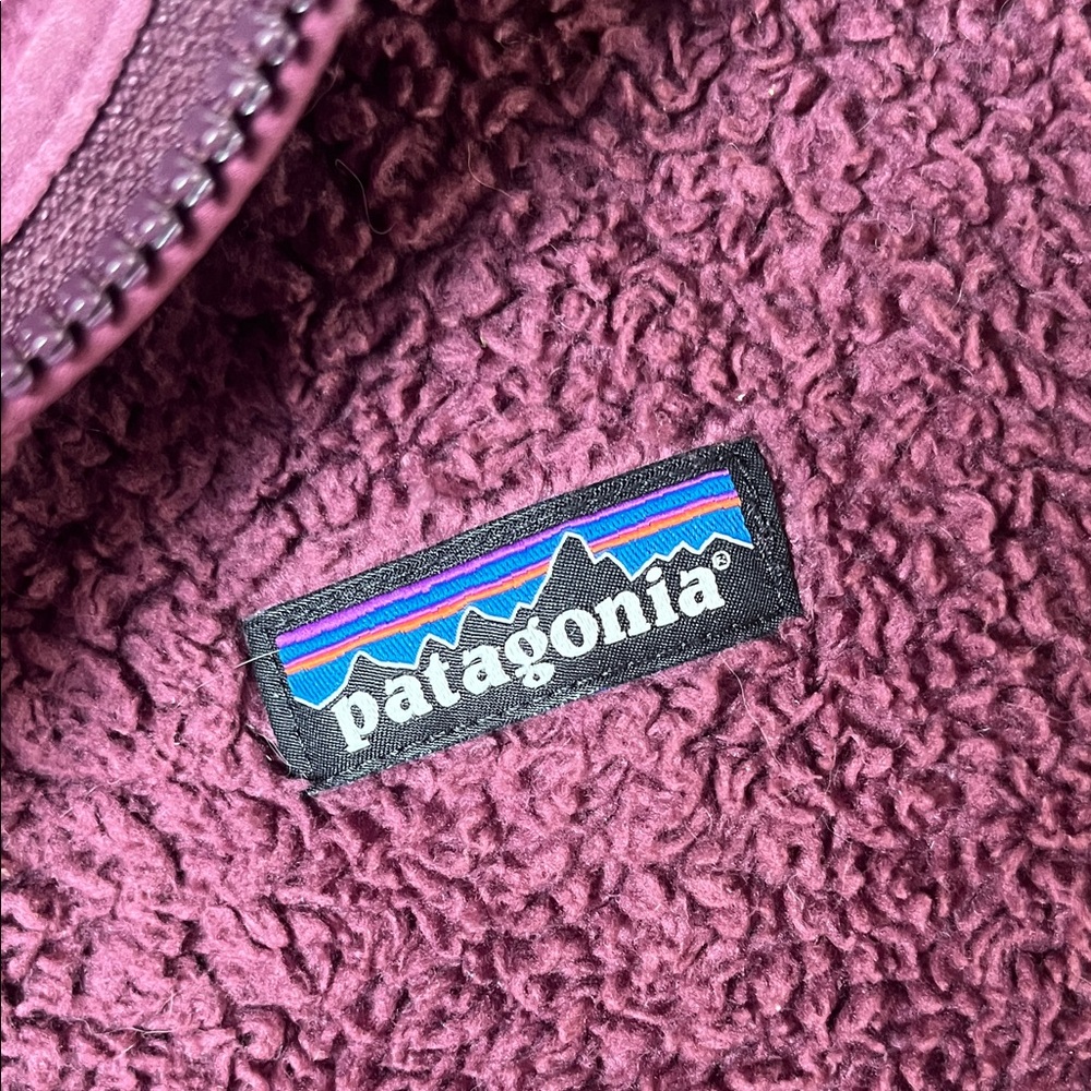 Patagonia Women's Rich Purple Fleece Pullover - Picture 3 of 12